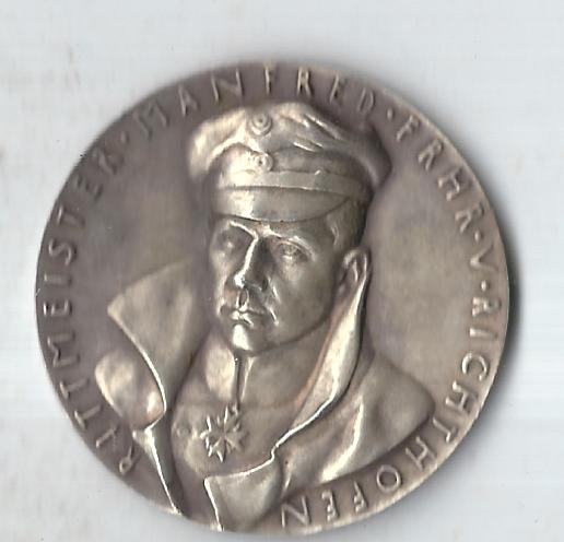  Medaillen Rittmeister Freiher v.Richthofen 1918 in ST  Goldankauf Koblenz Frank Maurer F917   