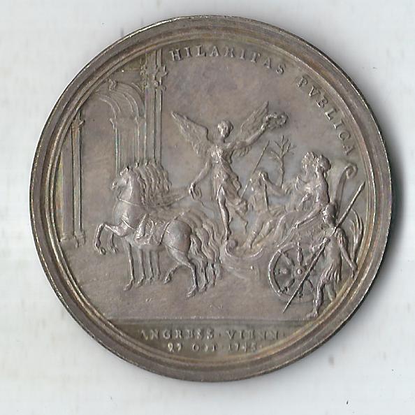 Medaillen Österreich 27.10.1745 Franz I sehr selten 29,64 Gr.  Goldankauf Koblenz Frank Maurer F931   
