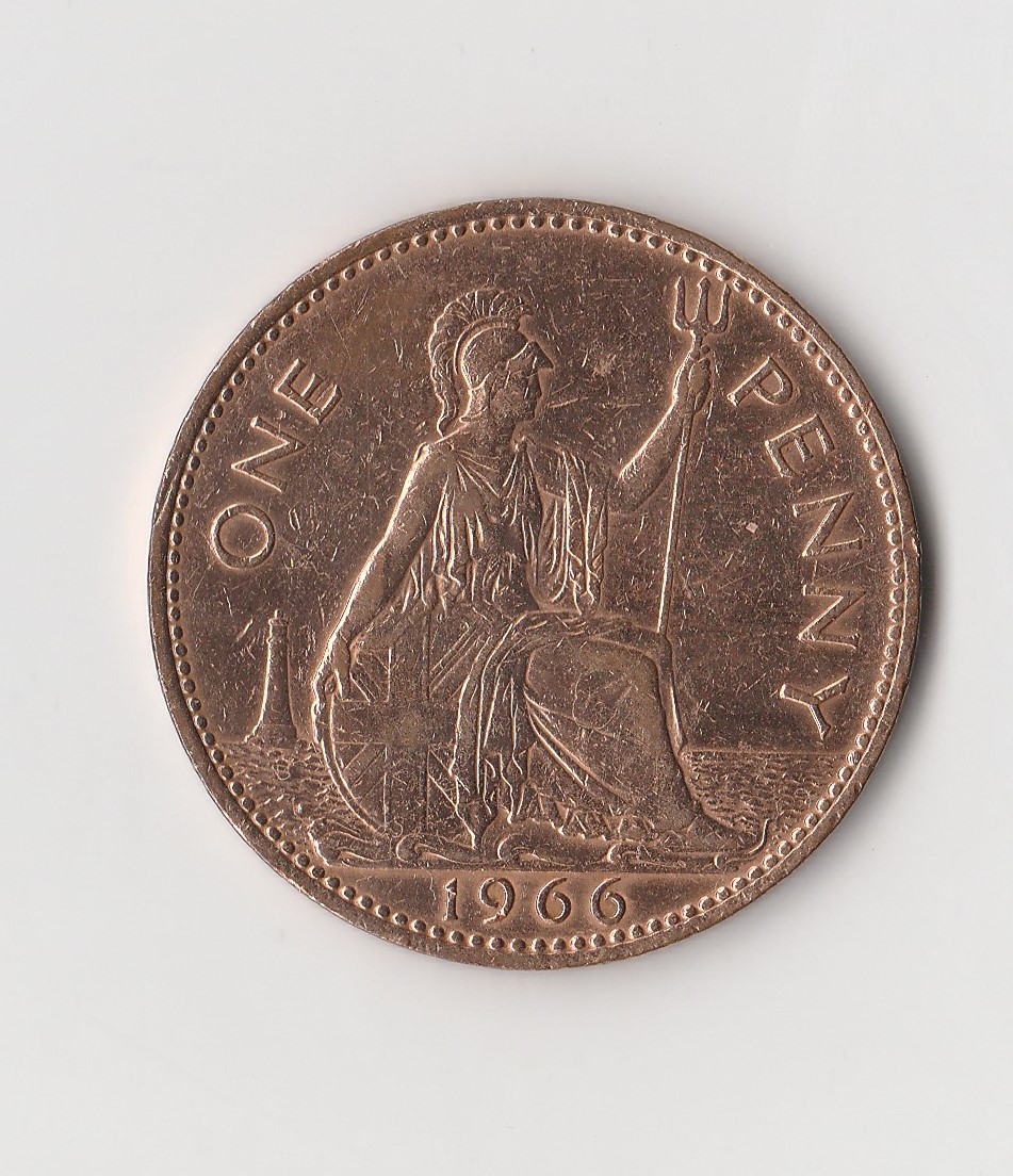  1 Penny Großbritannien 1966   (M626)   