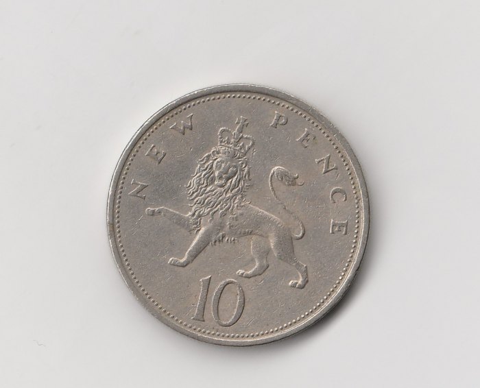  10 Pence Großbritannien 1970 (M633)   