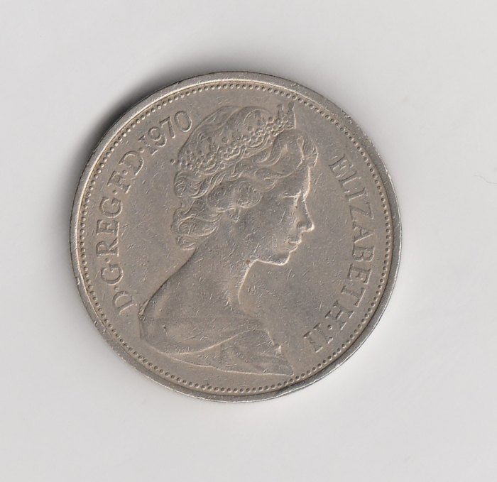  10 Pence Großbritannien 1970 (M633)   