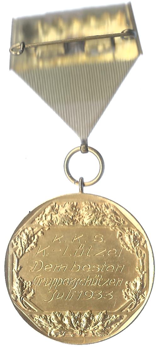 Medaillen Koblenz Lützel III Reich 1933 Goldankauf Koblenz Frank Maurer F969   
