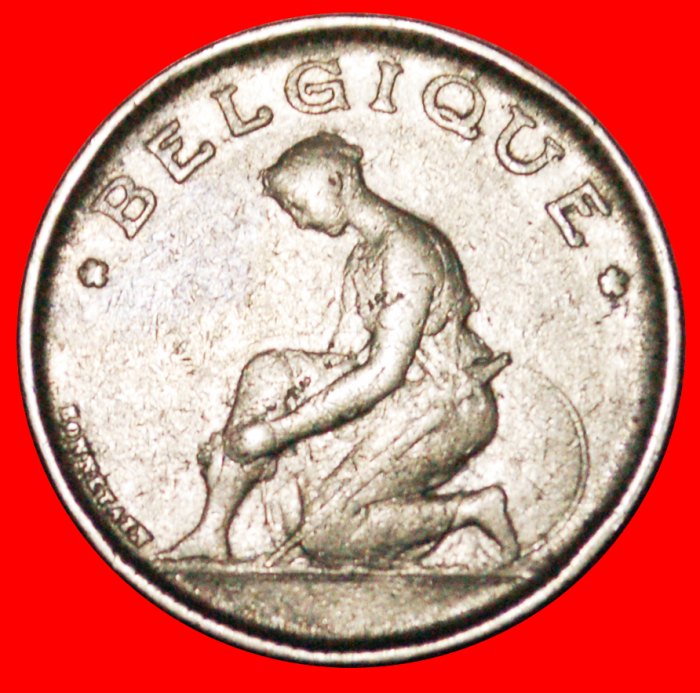 • FRENCH LEGEND: BELGIUM ★ 1 FRANC 1923! ALBERT I (1909-1934) LOW START ★ NO RESERVE!