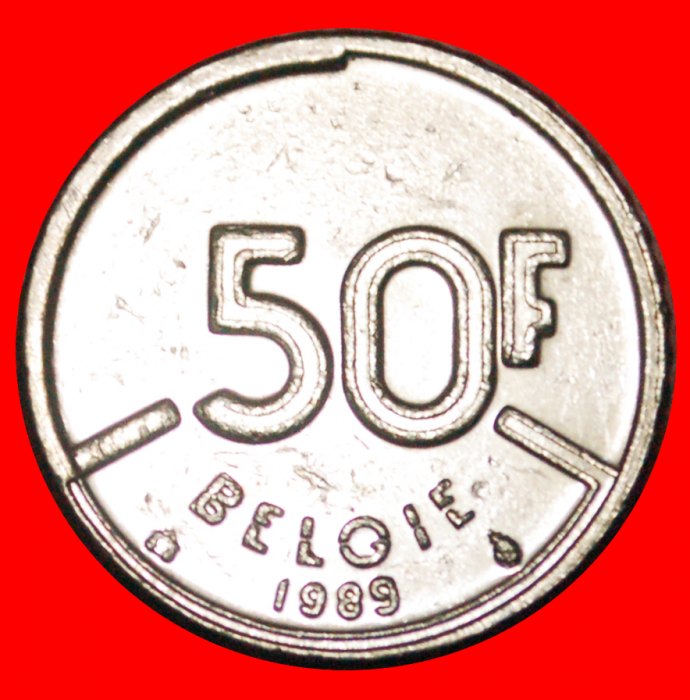 • DUTCH LEGEND (1987-1993): BELGIUM ★ 50 FRANCS 1989! Baudouin I (1951-1993) LOW START ★ NO RESERVE!