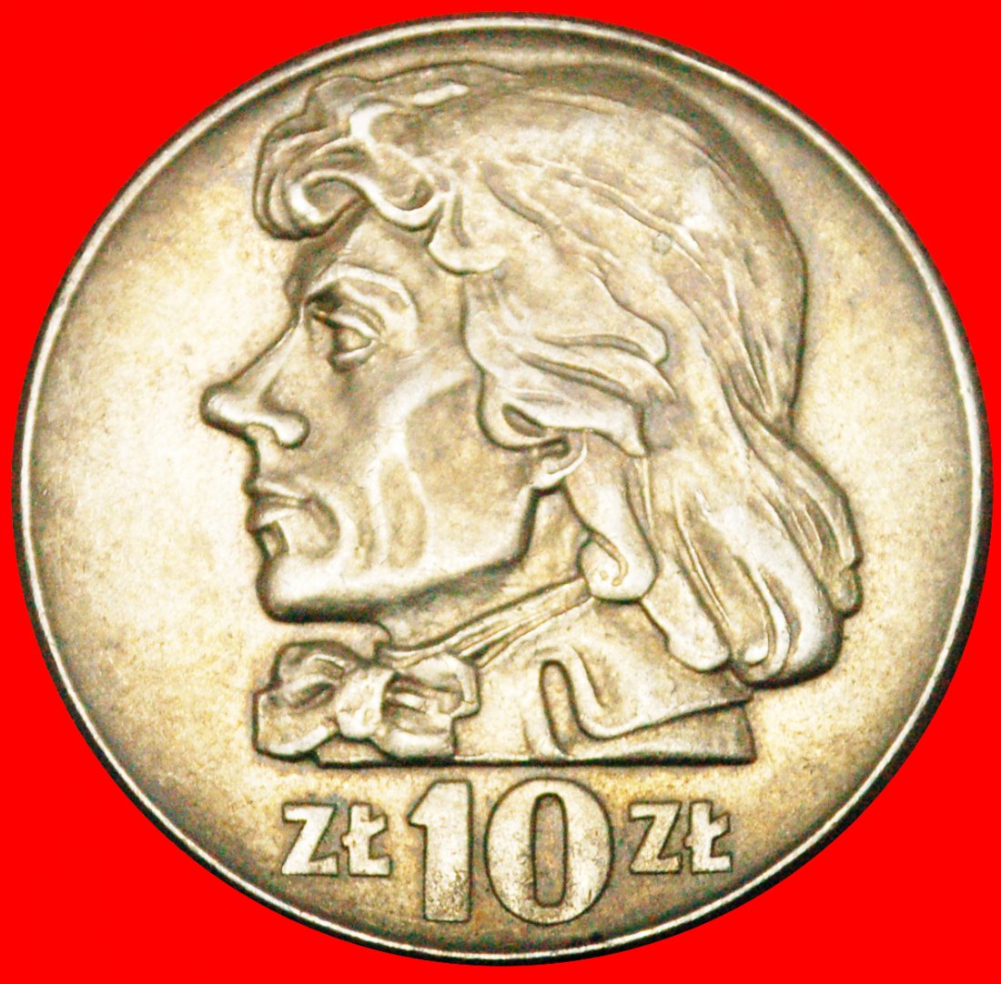  ★ USA HERO (1746-1817): POLAND ★ 10 ZLOTY 1960 LARGE! LOW START ★ NO RESERVE!   