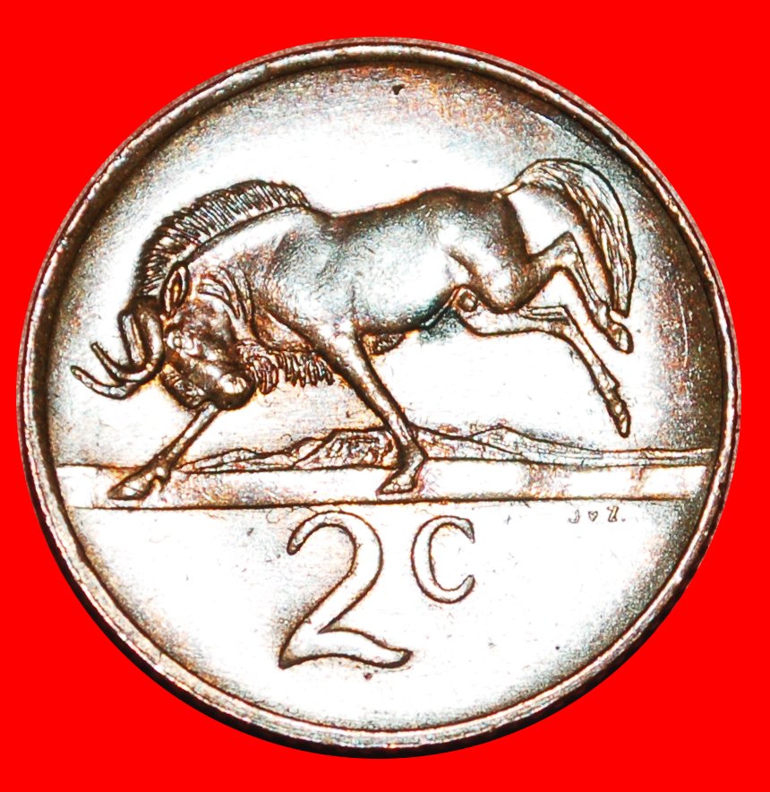  • WILDEBEEST: SOUTH AFRICA ★ 2 CENTS 1983! LOW START ★ NO RESERVE!   