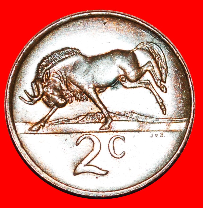 • WILDEBEEST: SOUTH AFRICA ★ 2 CENTS 1983! LOW START ★ NO RESERVE!