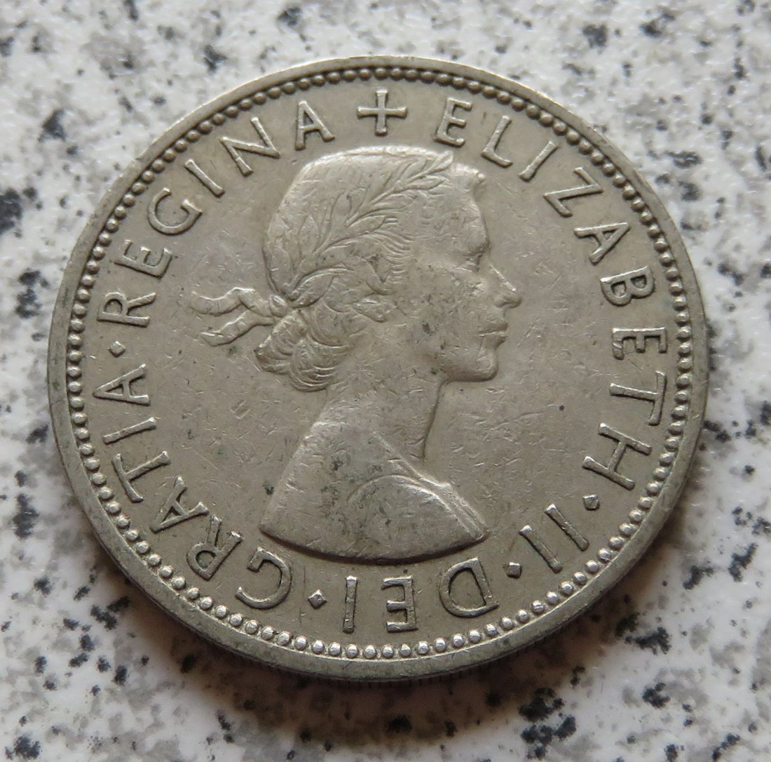  Großbritannien 2 Shillings 1954   