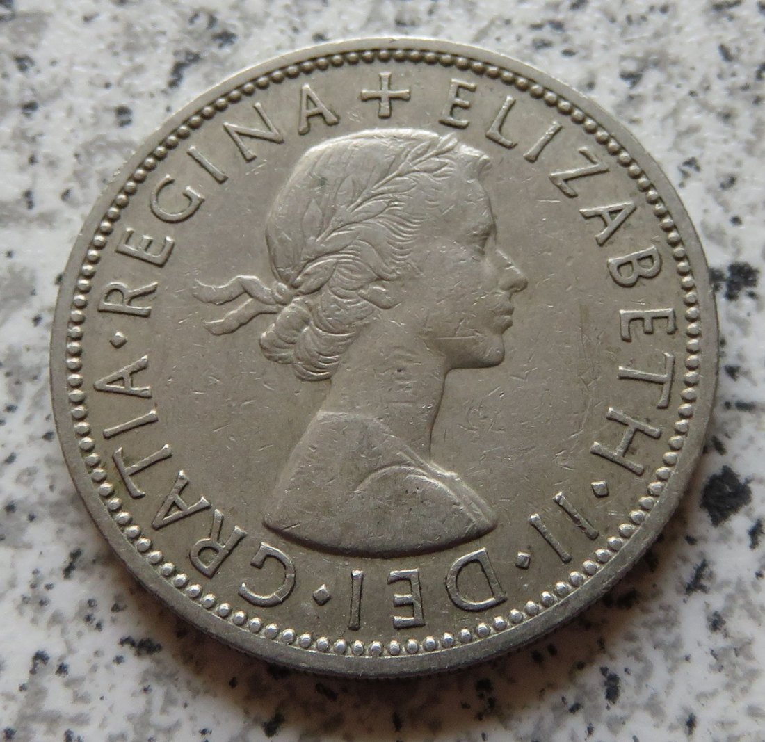  Großbritannien 2 Shillings 1957   