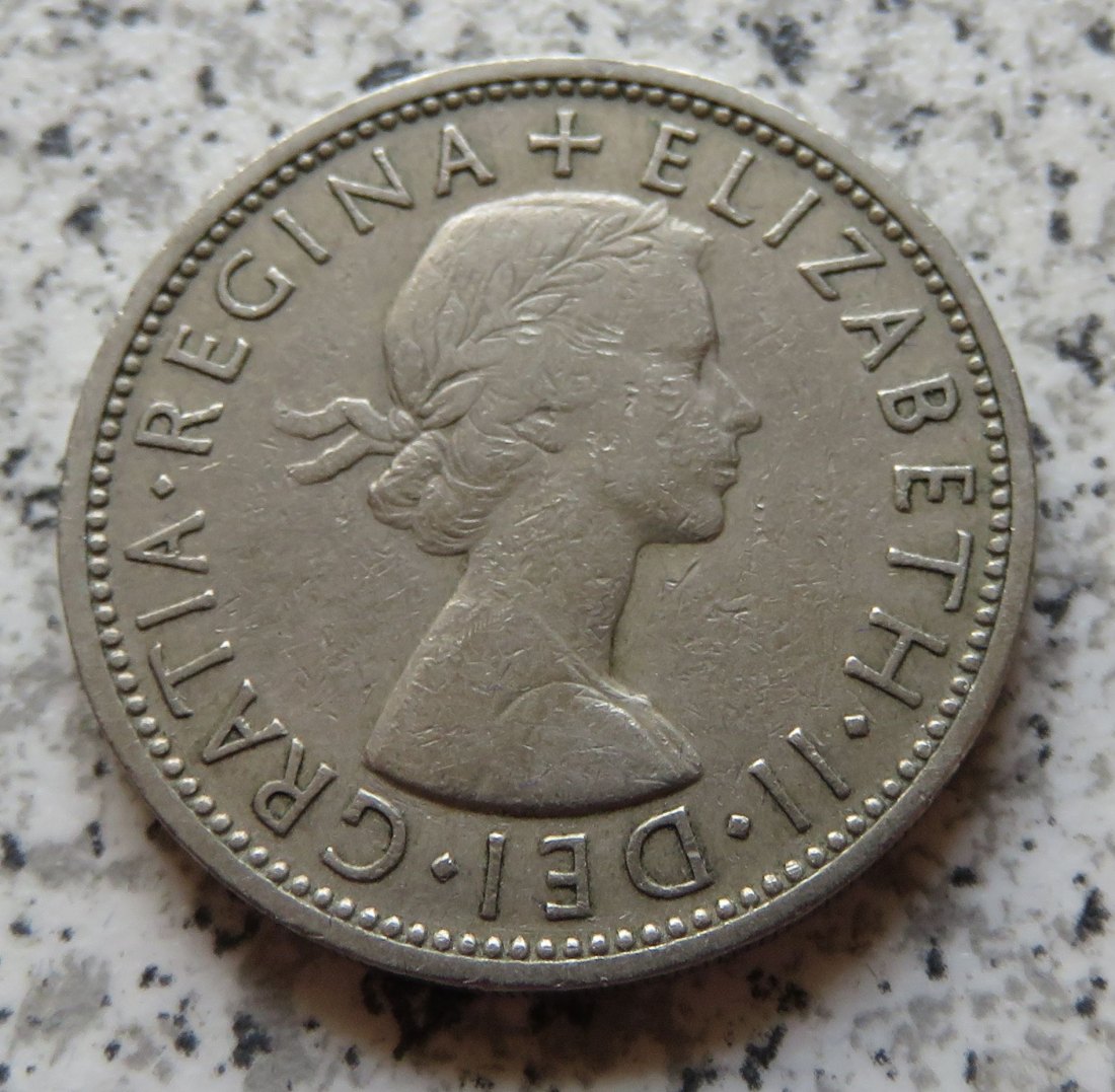  Großbritannien 2 Shillings 1962 (2)   