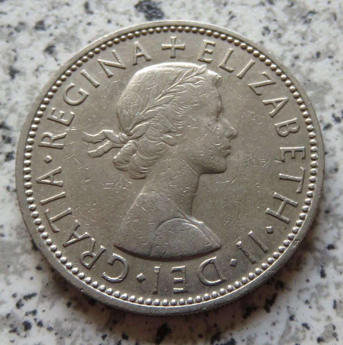  Großbritannien 2 Shillings 1963   