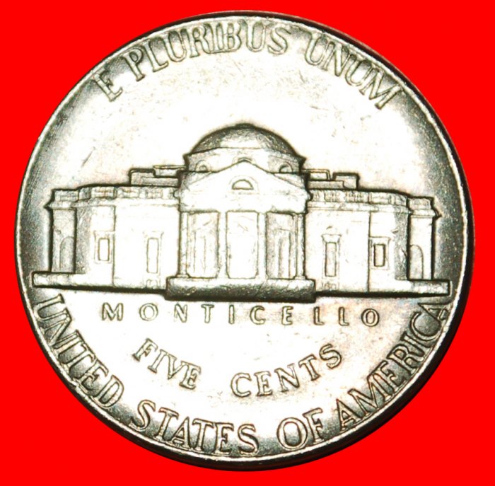  • MONTICELLO (1938-2003): USA ★ 5 CENTS 1976D! Jefferson (1801-1809) OHNE VORBEHALT!   