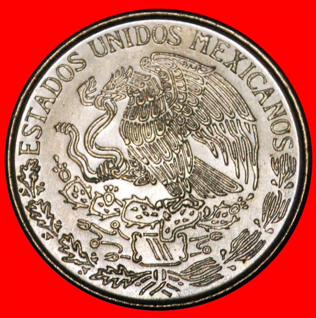  • KEIN BREITES DATUM: MEXICO ★ 1 PESO 1970 uSTG STEMPELGLANZ! OHNE VORBEHALT!   