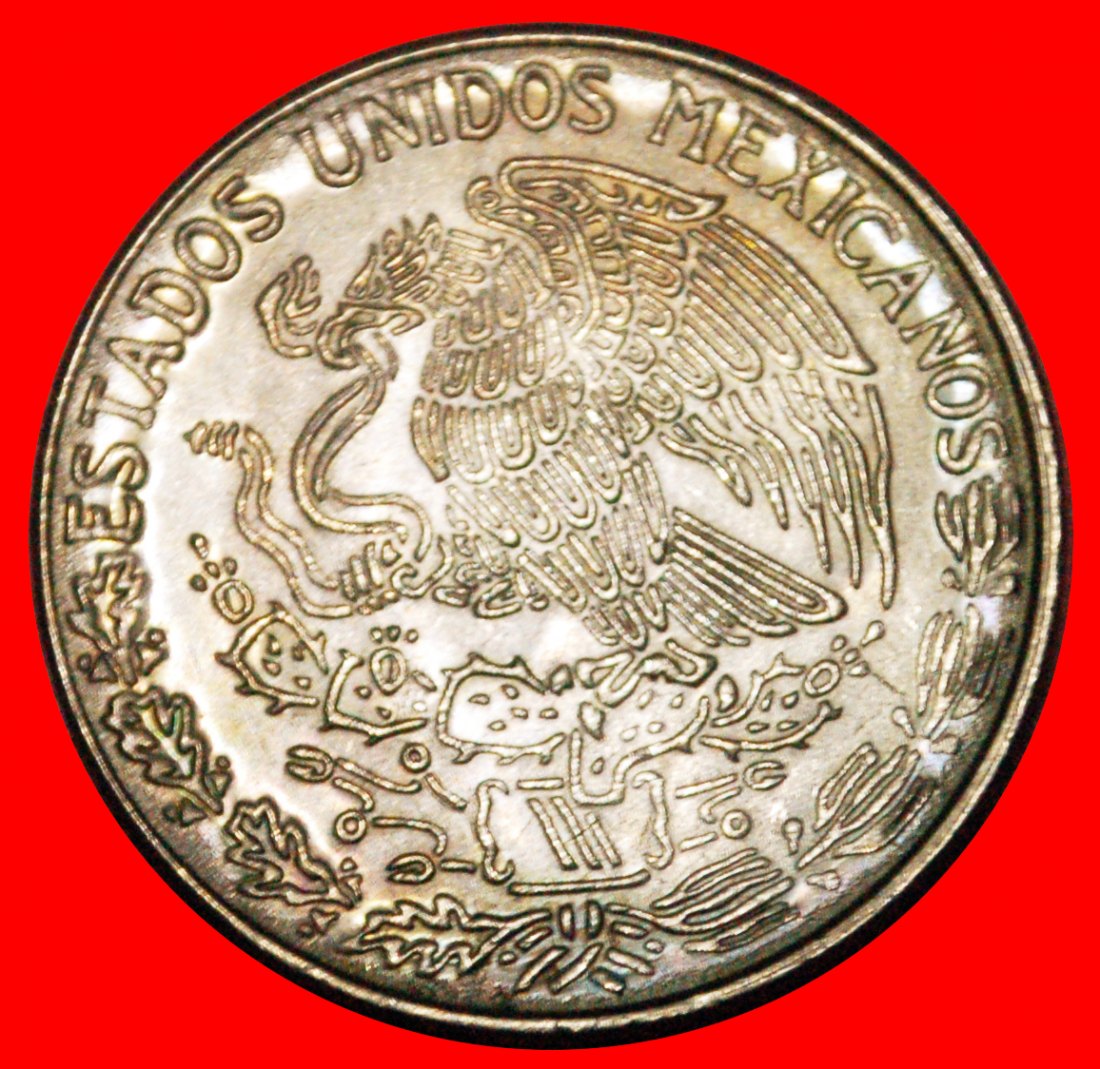  • GESCHLOSSEN 9 & 8: MEXICO ★ 1 PESO 1980 uSTG STEMPELGLANZ! OHNE VORBEHALT!   