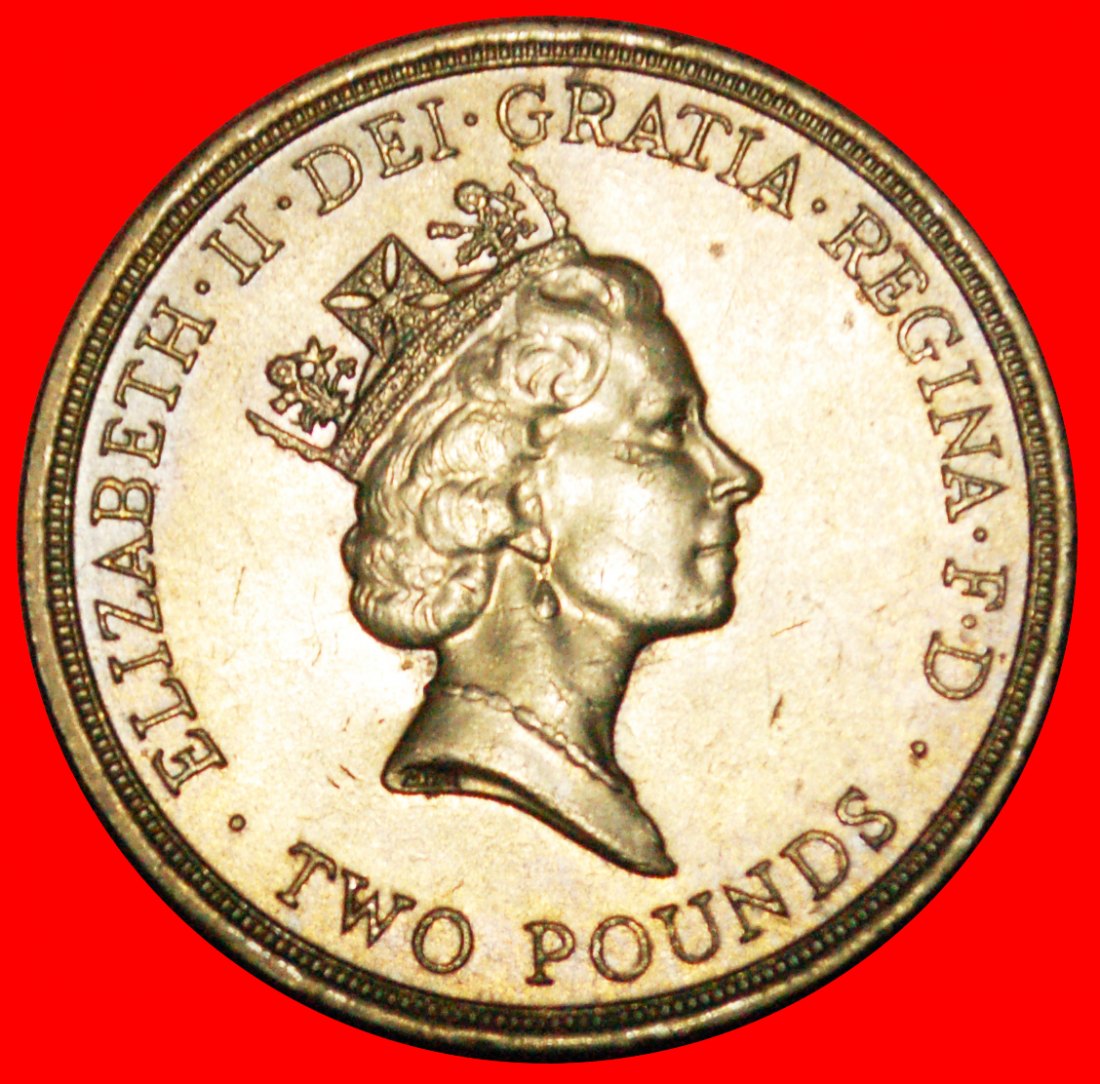  • THISTLE: GREAT BRITAIN ★ 2 POUNDS 1986! LOW START ★ NO RESERVE!   