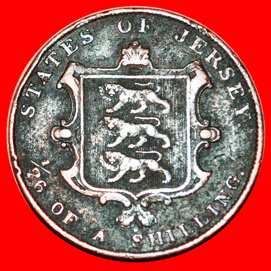 • GREAT BRITAIN (1841-1861): JERSEY ★ 1/26 SHILLING 1841! LOW START ★ NO RESERVE!