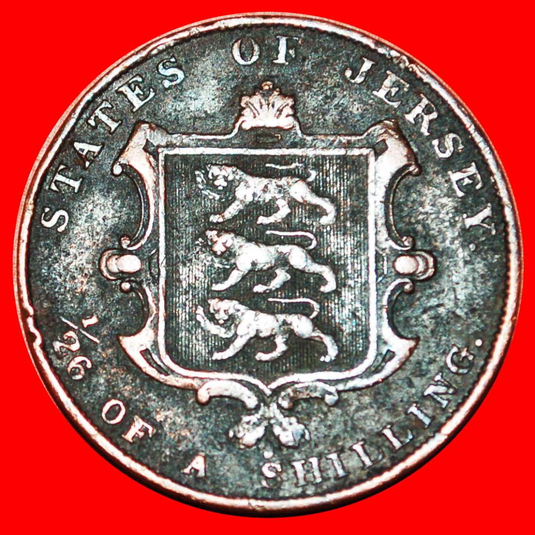  • GROSSBRITANNIEN (1841-1861): JERSEY ★ 1/26 SHILLING 1841! INTERESSANTE TYP! OHNE VORBEHALT!   