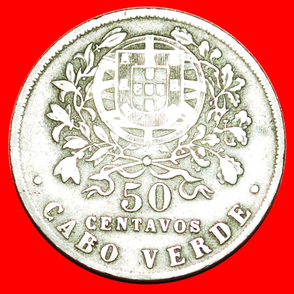 • PORTUGAL: CAPE VERDE ★ 50 CENTAVOS 1930 UNCOMMON! LOW START ★ NO RESERVE!   