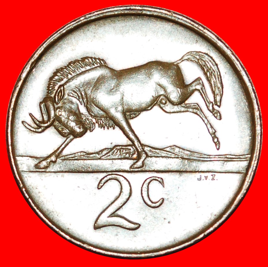  • WILDEBEEST: SOUTH AFRICA ★ 2 CENTS 1988! LOW START ★ NO RESERVE!   