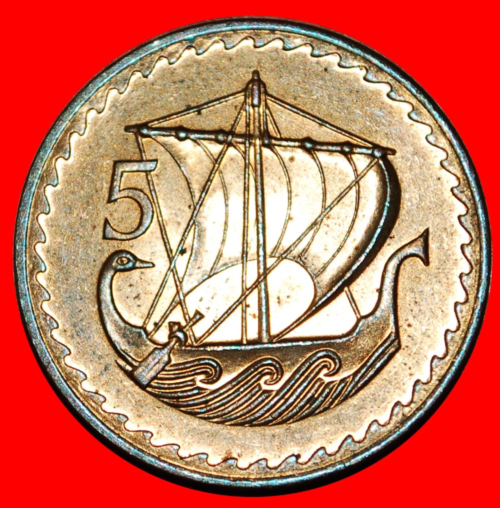  • SHIP: CYPRUS ★ 5 MILS 1979 UNC MINT LUSTRE! LOW START ★ NO RESERVE!   