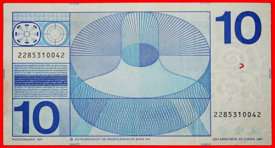  • HALS (1582/1583-1666): NIEDERLANDE ★ 10 GULDEN 1968! KNACKIG! JULIANA(1948-1980) OHNE VORBEHALT!   