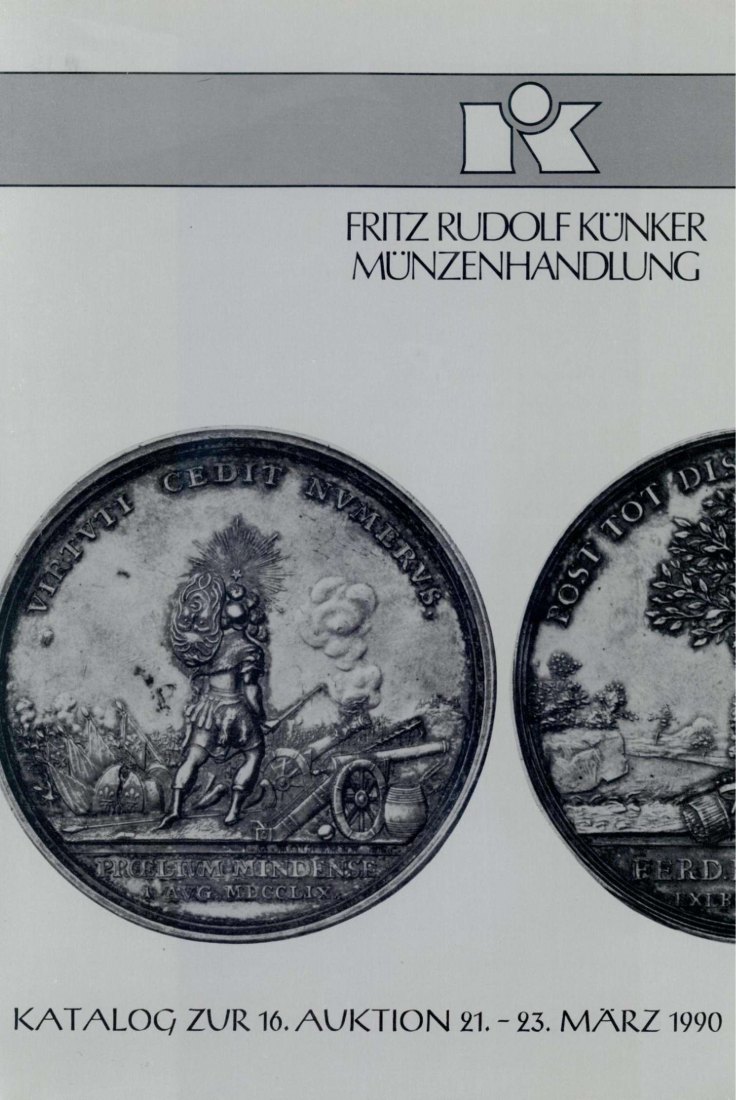 Künker (Osnabrück) 16 (1990) Sammlung GROENEGREß Teil 3 Ravensberg ,Schauenburg ,Schaumburg Lippe ua