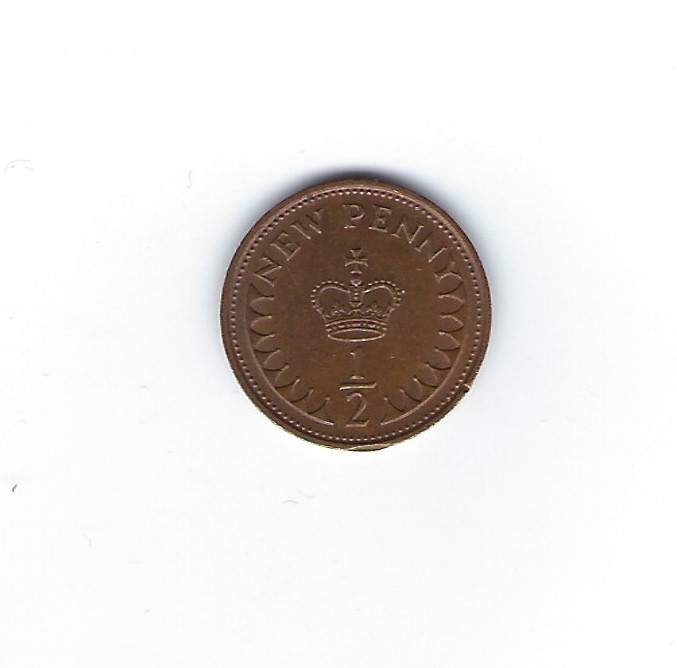  Großbritannien 1/2 Penny 1971   