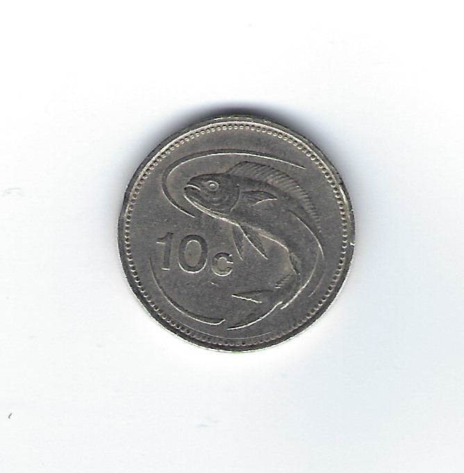  Malta 10 Cents 1991   