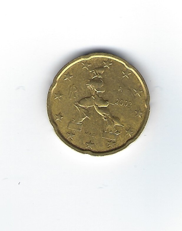  Italien 20 Cent 2002   