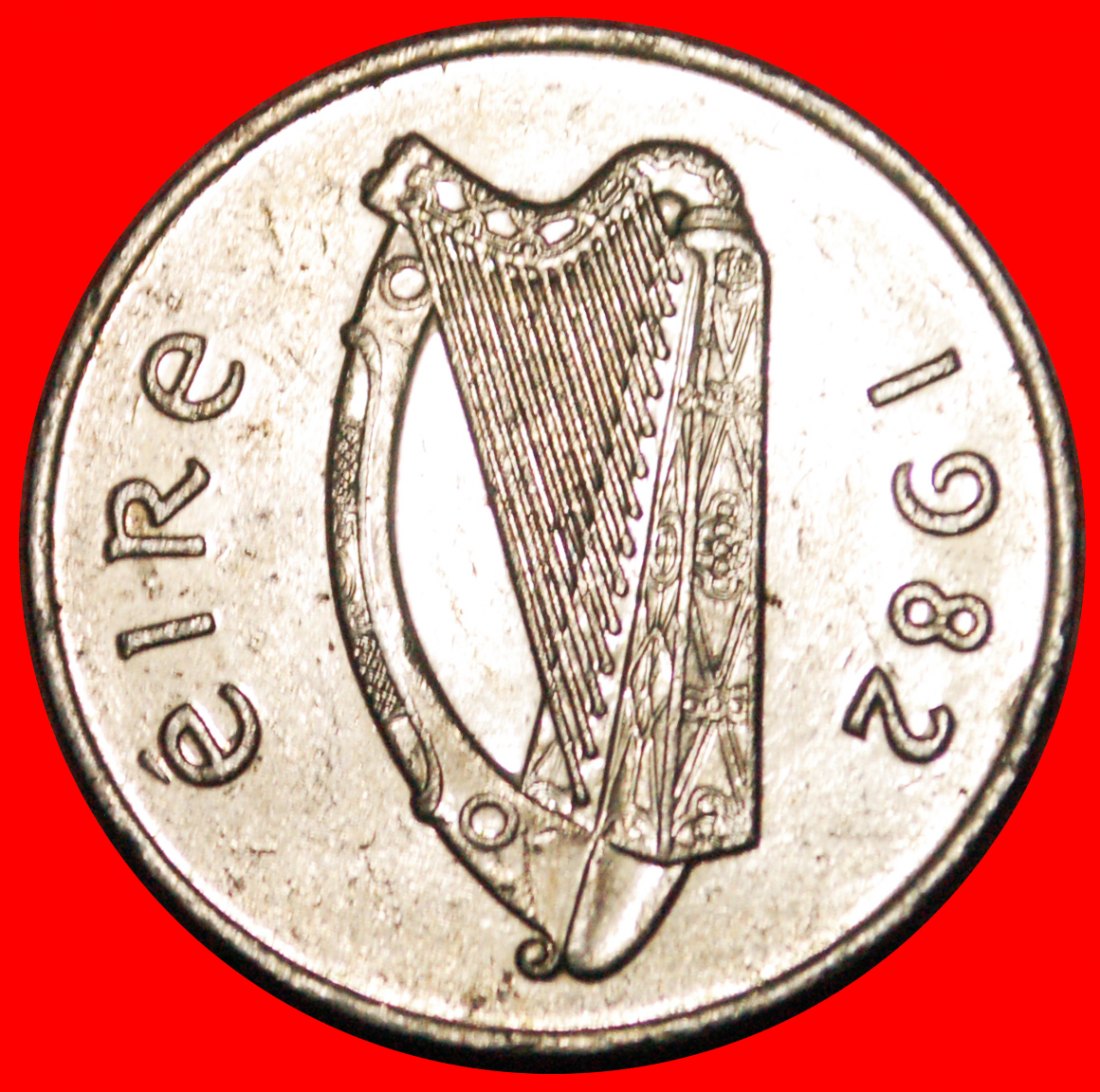  • FISCH (1969-1986): IRLAND ★ 10 PENCE 1982! OHNE VORBEHALT!   