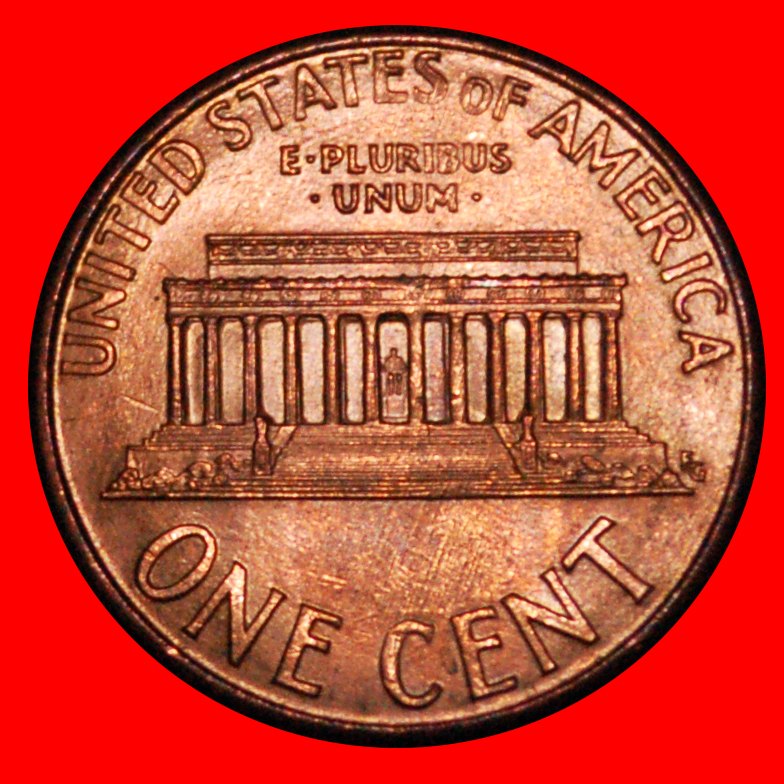  • MEMORIAL (1982-2008): USA ★1 CENT 1995 UNC MINT LUSTER! LINCOLN (1809-1865) LOW START★ NO RESERVE!   