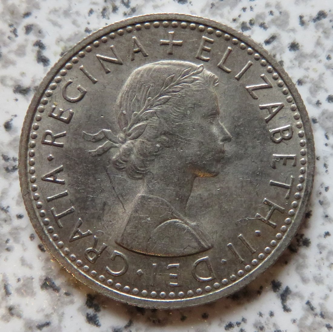  Großbritannien 6 Pence 1965, vz (2)   
