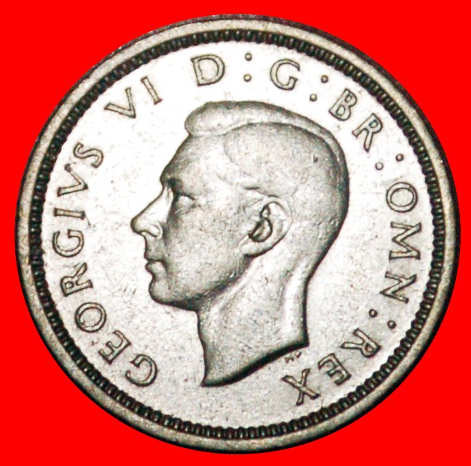  • SILBER: GROSSBRITANNIEN ★ 3 PENCE 1937! GEORG VI. (1937-1952) OHNE VORBEHALT!   