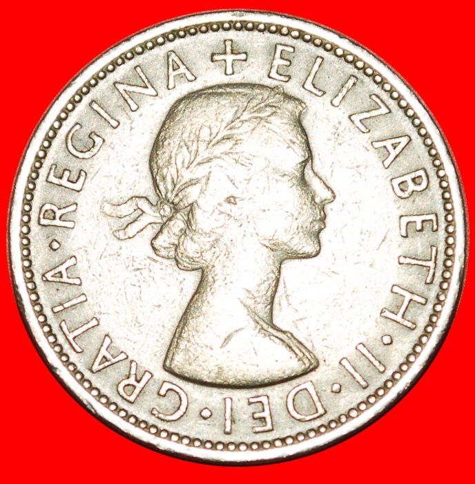  • TUDOR ROSE: UNITED KINGDOM ★ 2 SHILLINGS FLORIN 1960! LOW START ★ NO RESERVE!   