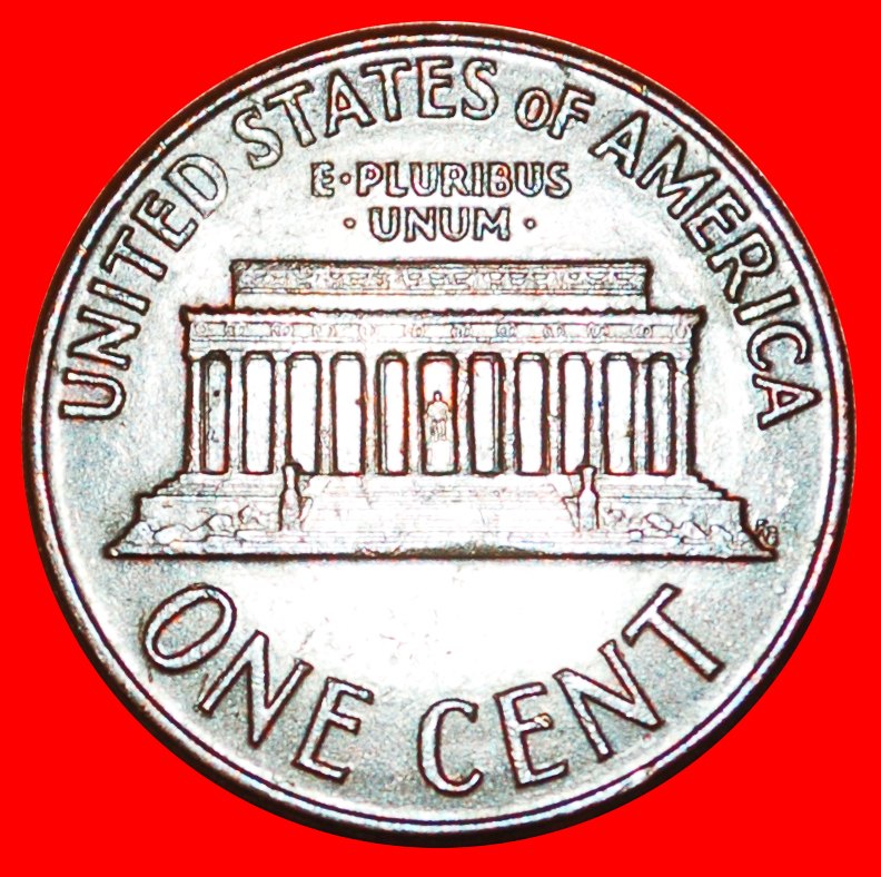  • MEMORIAL (1959-1982): USA ★ 1 CENT 1963! LINCOLN (1809-1865)OHNE VORBEHALT!   