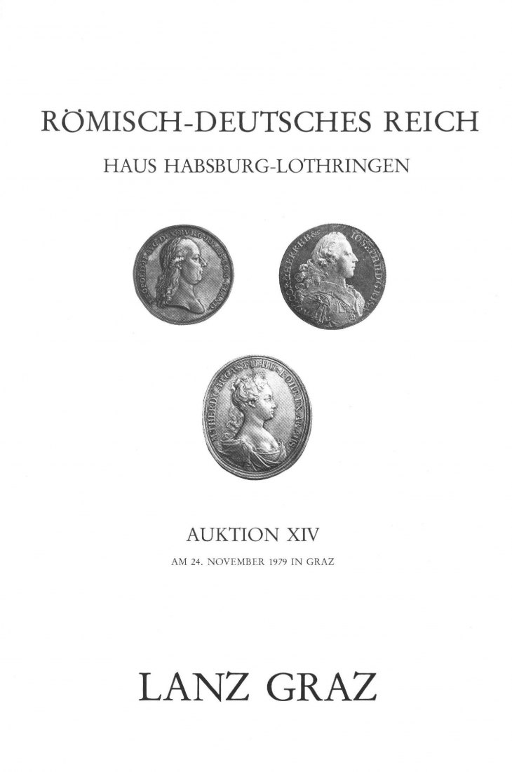  Lanz (Graz) Auktion 14 (1979) Aus Sammlung Hohenkubin - Haus Habsburg - Lothringen   