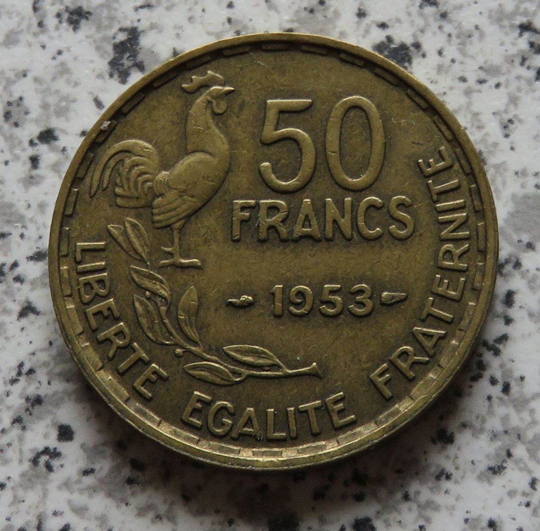  Frankreich 50 Francs 1953   