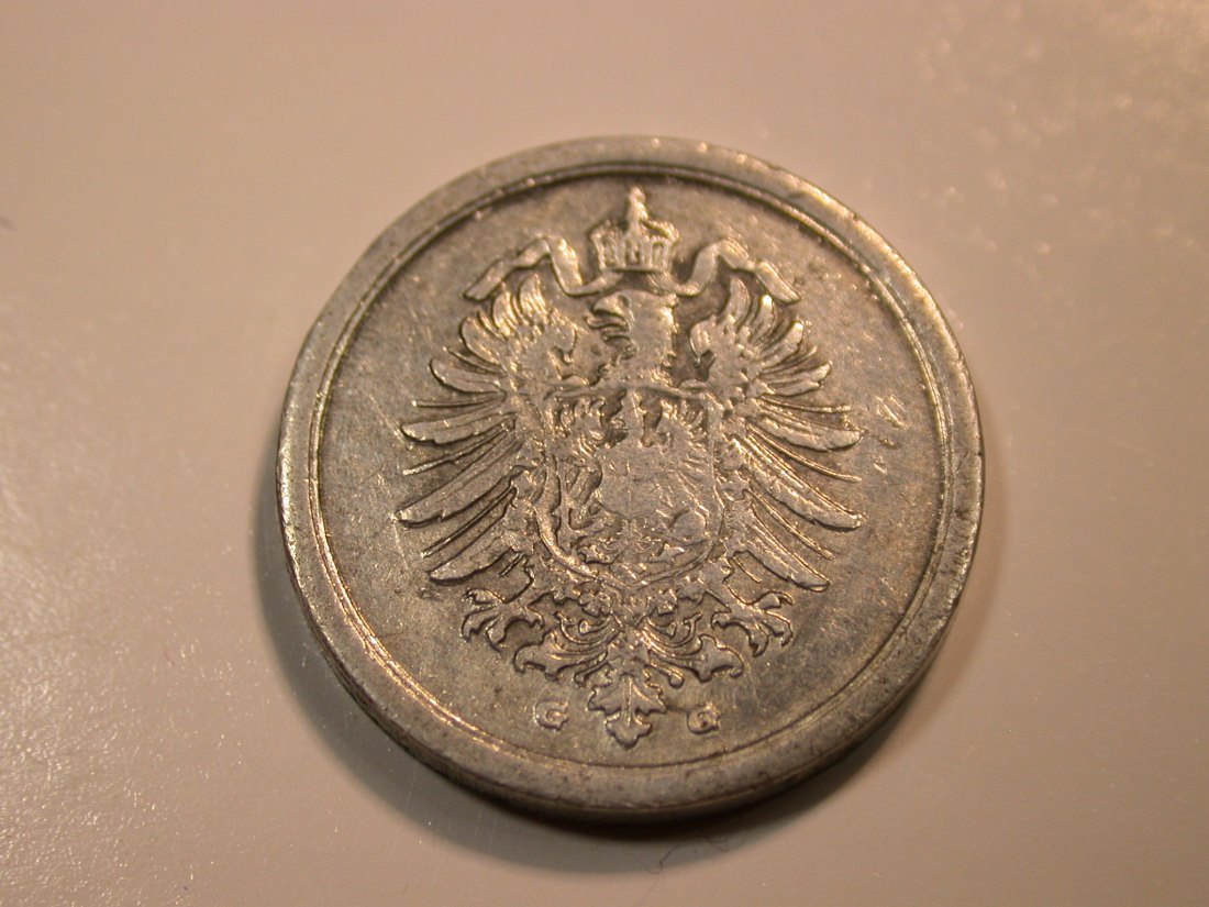  F12 KR  1 Pfennig  Alu  1917 G in ss/ss+   Originalbilder   