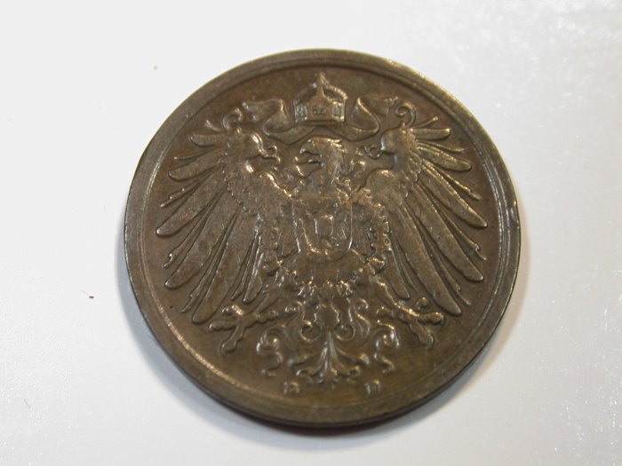  F12 KR  2 Pfennig  1906 D in ss    Originalbilder   