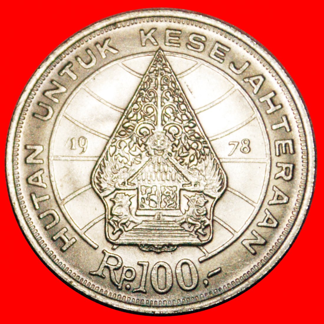 • RUMAH GADANG: INDONESIA ★ 100 RUPIAH 1978 UNC MINT LUSTRE! LOW START ★ NO RESERVE!