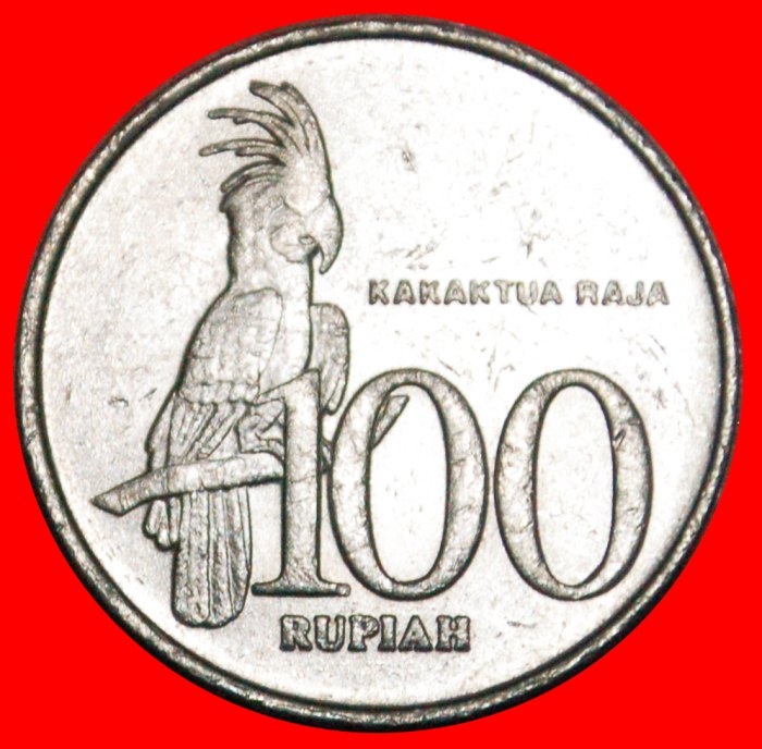  • VOGEL (1999-2008): INDONESIEN ★ 100 RUPIAH 2001 VZGL STEMPELGLANZ! OHNE VORBEHALT!   