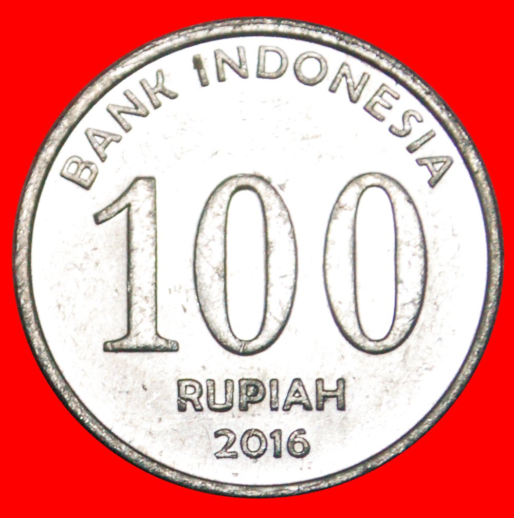  • ERROR: INDONESIA ★ 100 RUPIAH 2016 MINT LUSTRE! LOW START ★ NO RESERVE!   