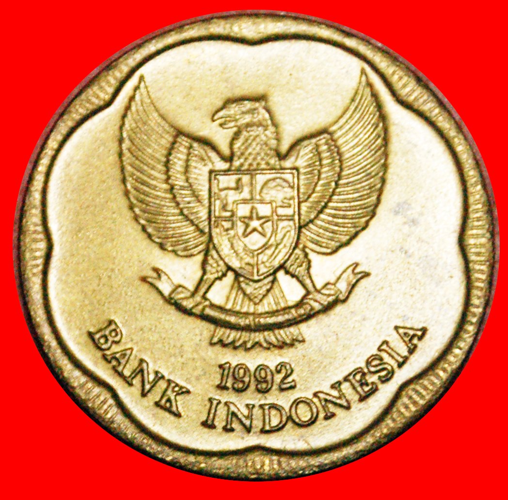  • JASMIN-BLUME (1991-1996): INDONESIEN ★ 500 RUPIAH 1992 STG STEMPELGLANZ! OHNE VORBEHALT!   