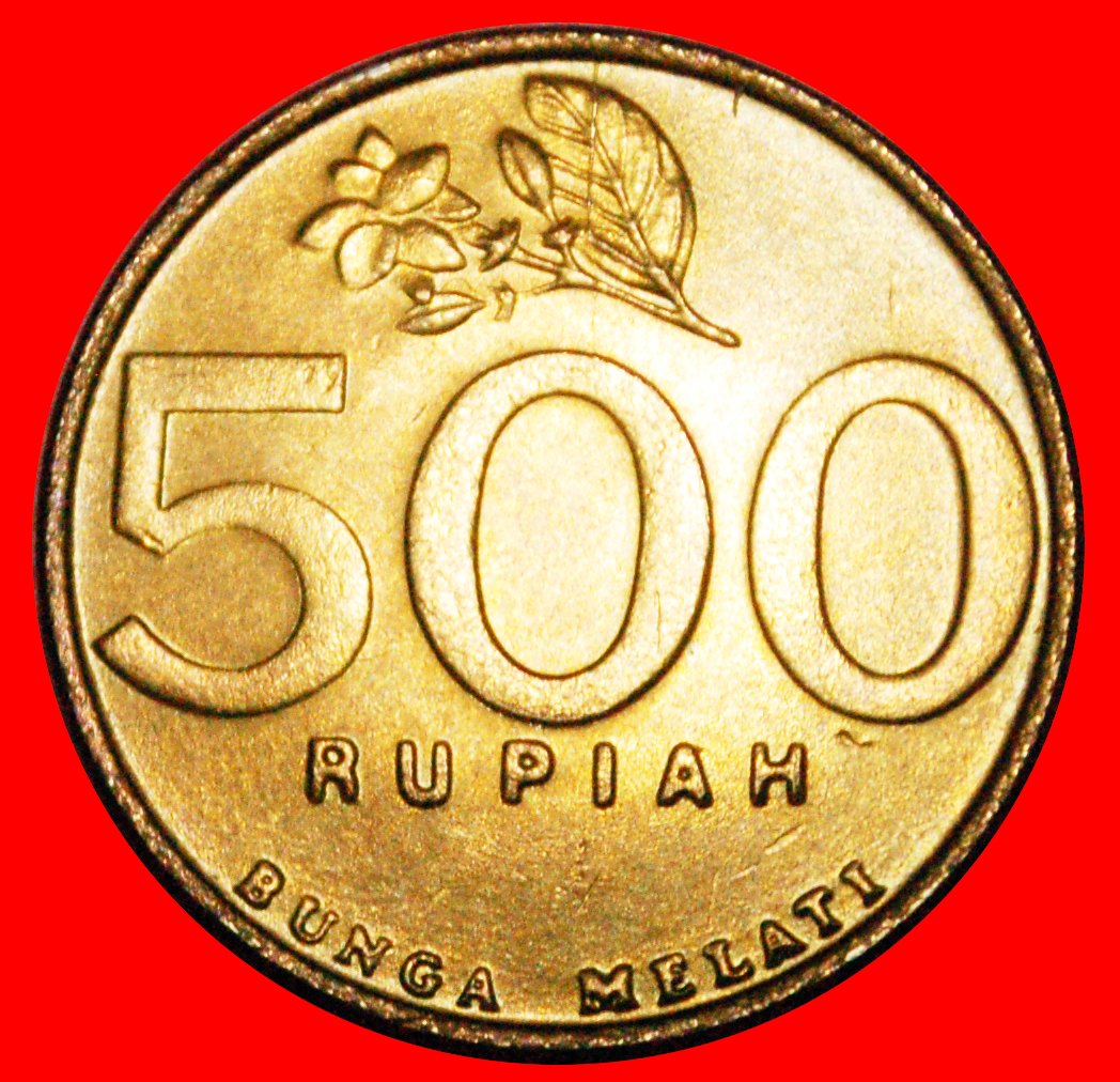  • JASMIN-BLUME: INDONESIEN ★ 500 RUPIAH 1997 uSTG STEMPELGLANZ! OHNE VORBEHALT!   