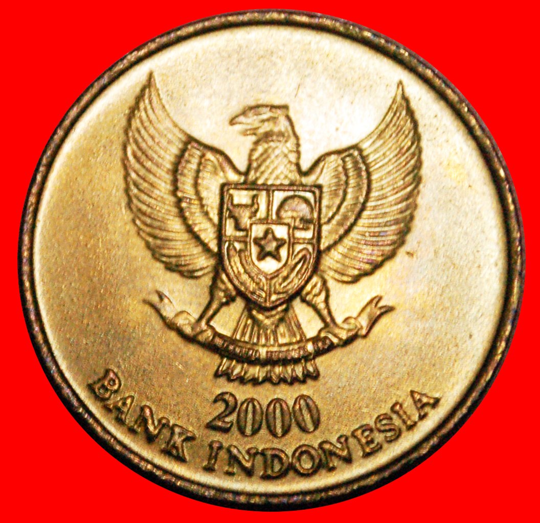  • JASMIN-BLUME: INDONESIEN ★ 500 RUPIAH 2000 STG STEMPELGLANZ! OHNE VORBEHALT!   