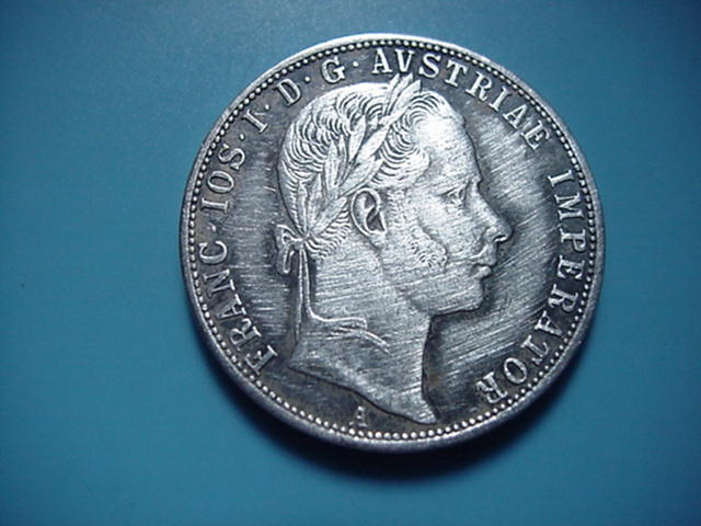 Haus Habsburg Franz JosephI 1 Gulden(Florin) 1859