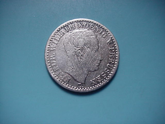 Preußen Friedrich Wilhelm III 1/6 Taler 1823 D
