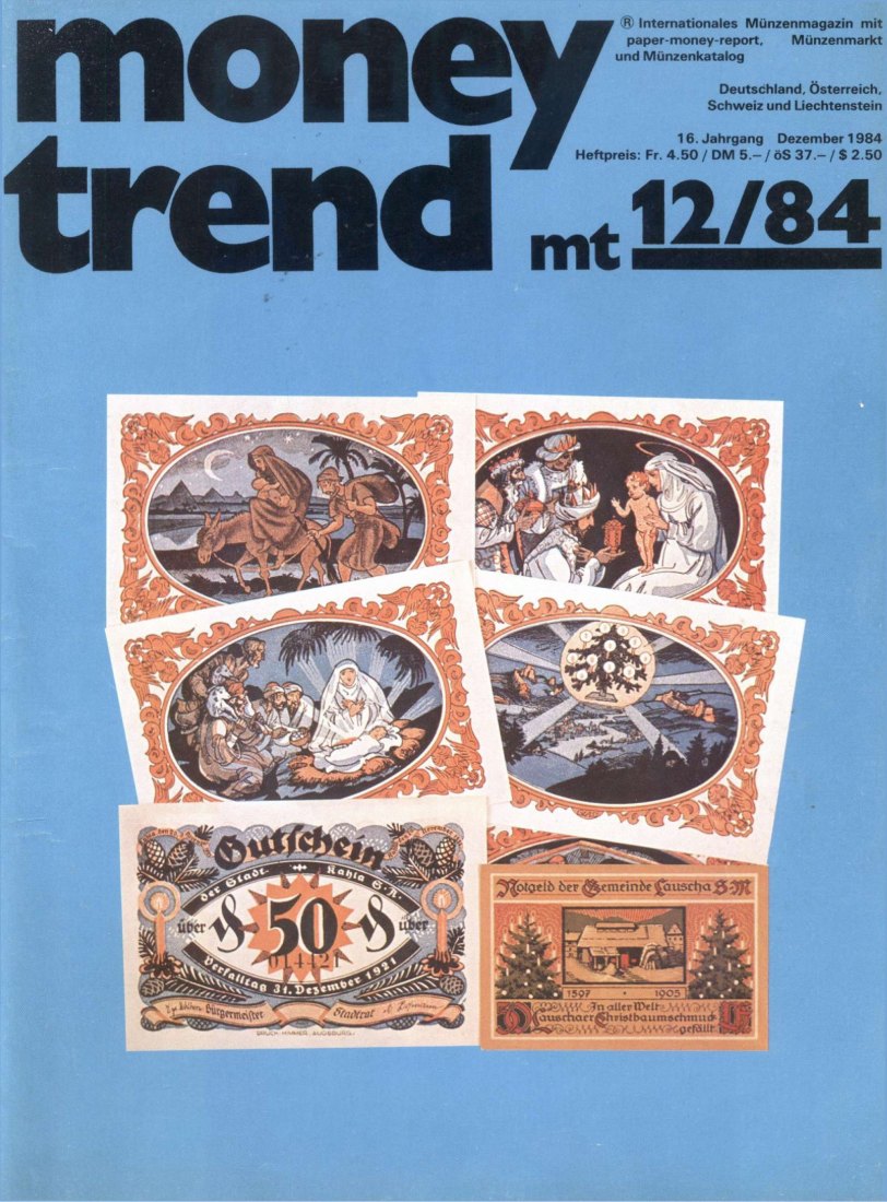  Money Trend 12/1984 Württemberg und seine Kippermünzen im 30jährigen Krieg - Herzog Johann Friedrich   