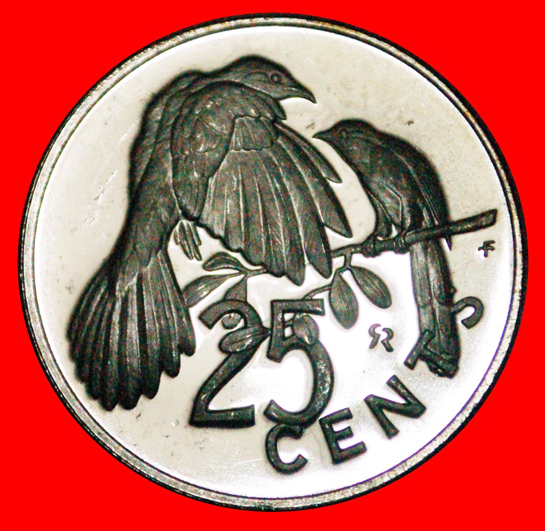 • USA (1973-1984): BRITISCHE JUNGFERNINSELN★ 25 CENTS 1974FM PP! INTERESSANTE MÜNZE! OHNE VORBEHALT!