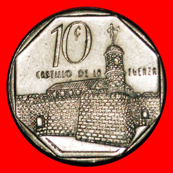  • SCHLOSS: KUBA ★ 10 CENTAVOS 2000 ↑↓ CONVERTIBLE PESO VZGL STEMPELGLANZ! OHNE VORBEHALT!   